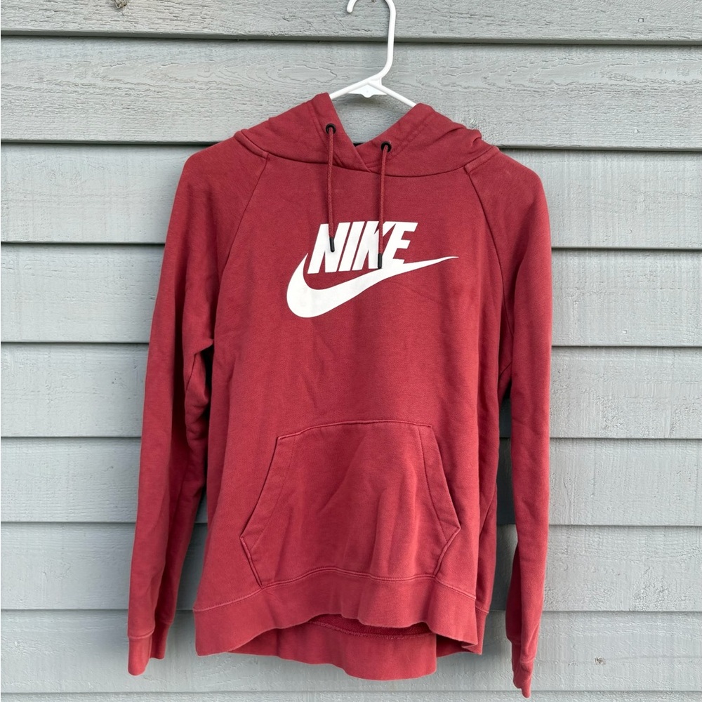 Nike Women's Pink Hoodie Sweater